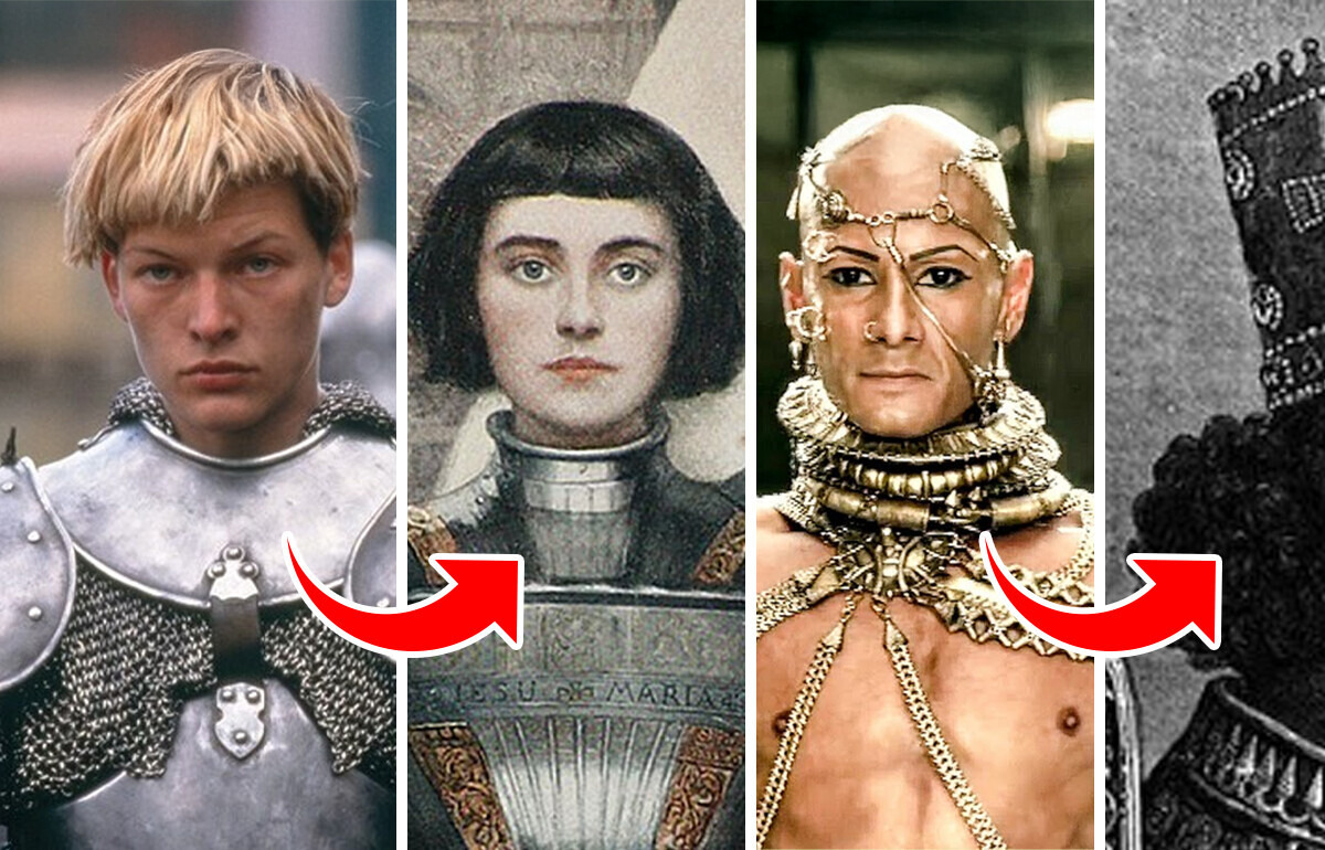 Voici le vrai visage de 9 personnages historiques, loin des interprétations hollywoodiennes
