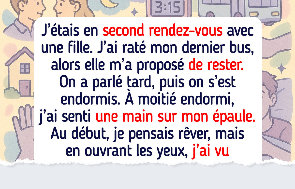 15 Personnes dont les rendez-vous ne se sont pas passés comme prévu
