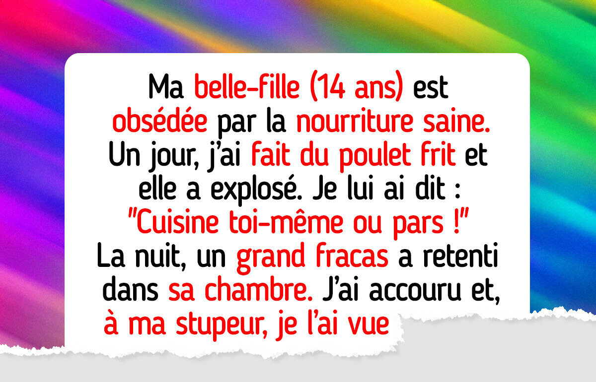 Ma belle-fille a voulu imposer ses choix alimentaires chez moi, alors j’ai fixé des règles claires Ma belle-fille a voulu imposer ses choix alimentaires chez moi, alors j’ai fixé des règles claires