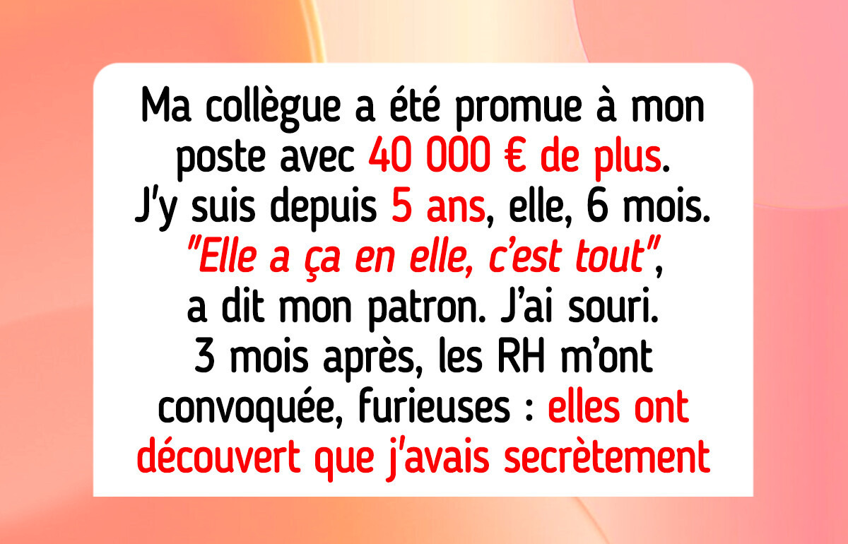 Ma collègue m’a volé ma promotion, mais j’avais déjà trois coups d’avance Ma collègue m’a volé ma promotion, mais j’avais déjà trois coups d’avance