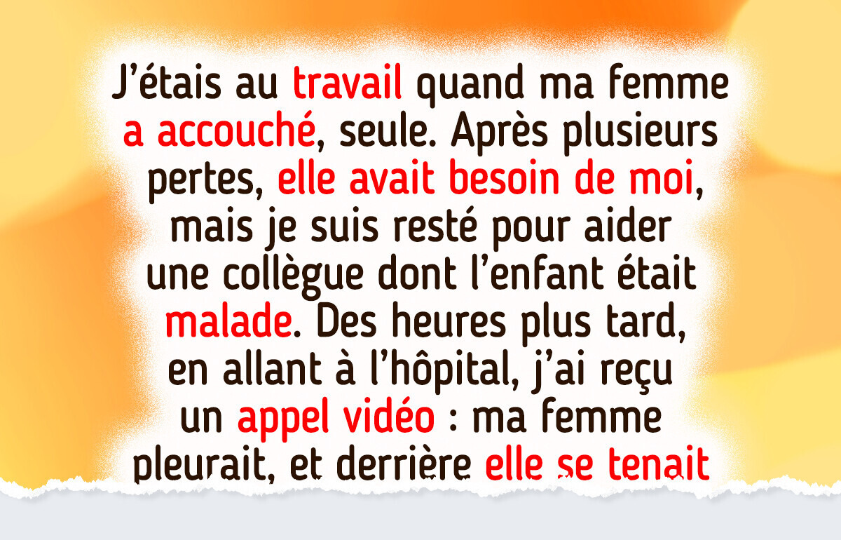 J’ai raté la naissance de mon bébé miracle, et la vengeance de ma femme m’a bouleversé J’ai raté la naissance de mon bébé miracle, et la vengeance de ma femme m’a bouleversé