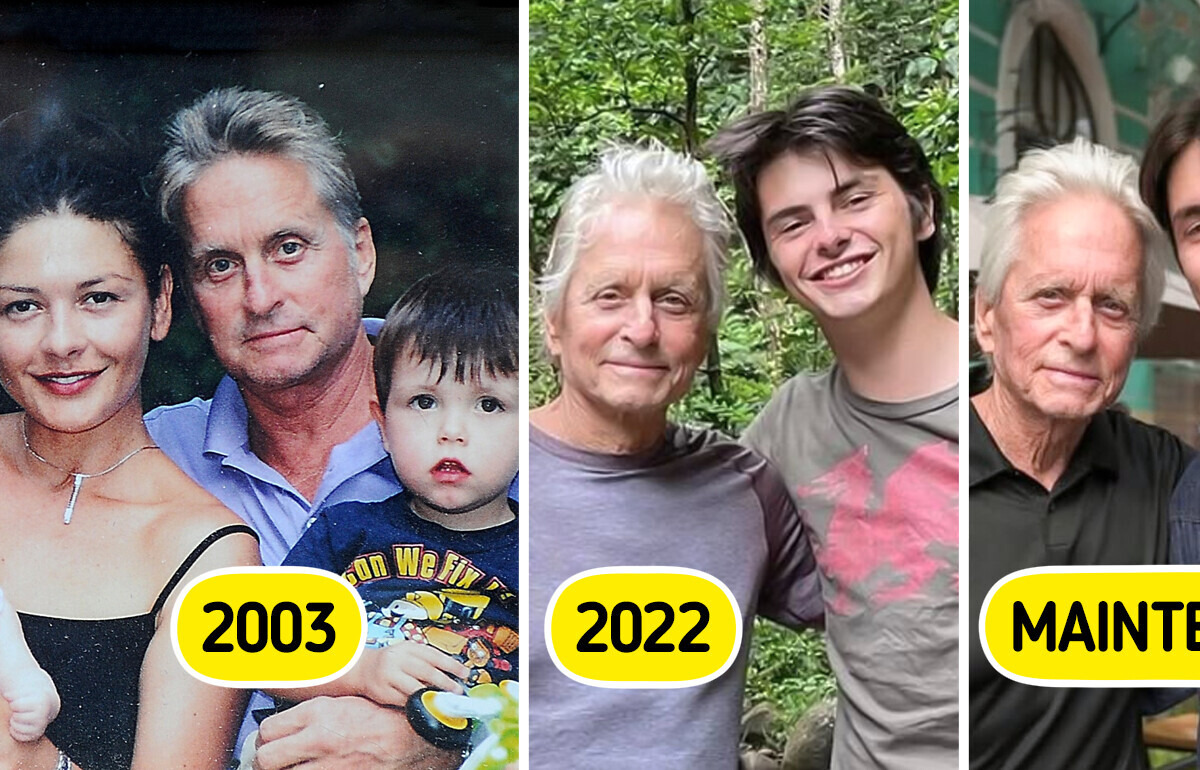 La nouvelle photo de Michael Douglas et de son fils comporte un détail dont tout le monde parle