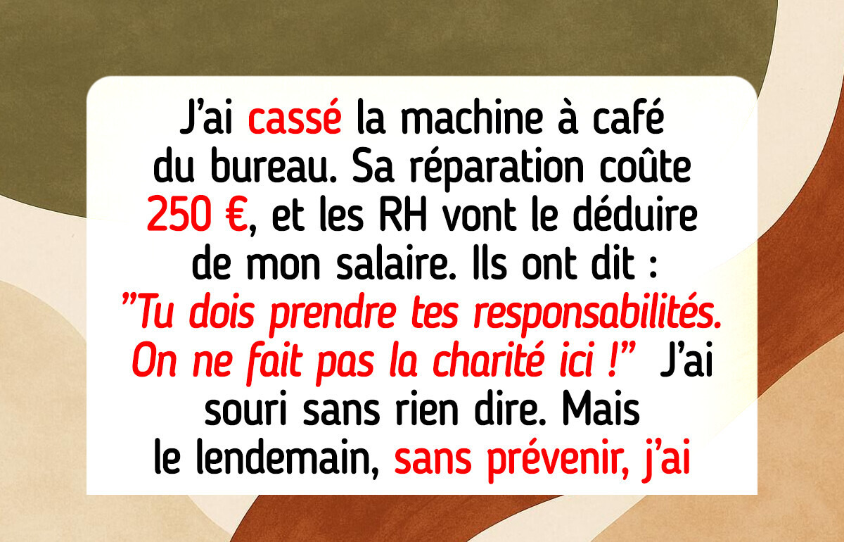 J’ai refusé de payer la machine à café du bureau et les RH s’en sont mêlées J’ai refusé de payer la machine à café du bureau et les RH s’en sont mêlées