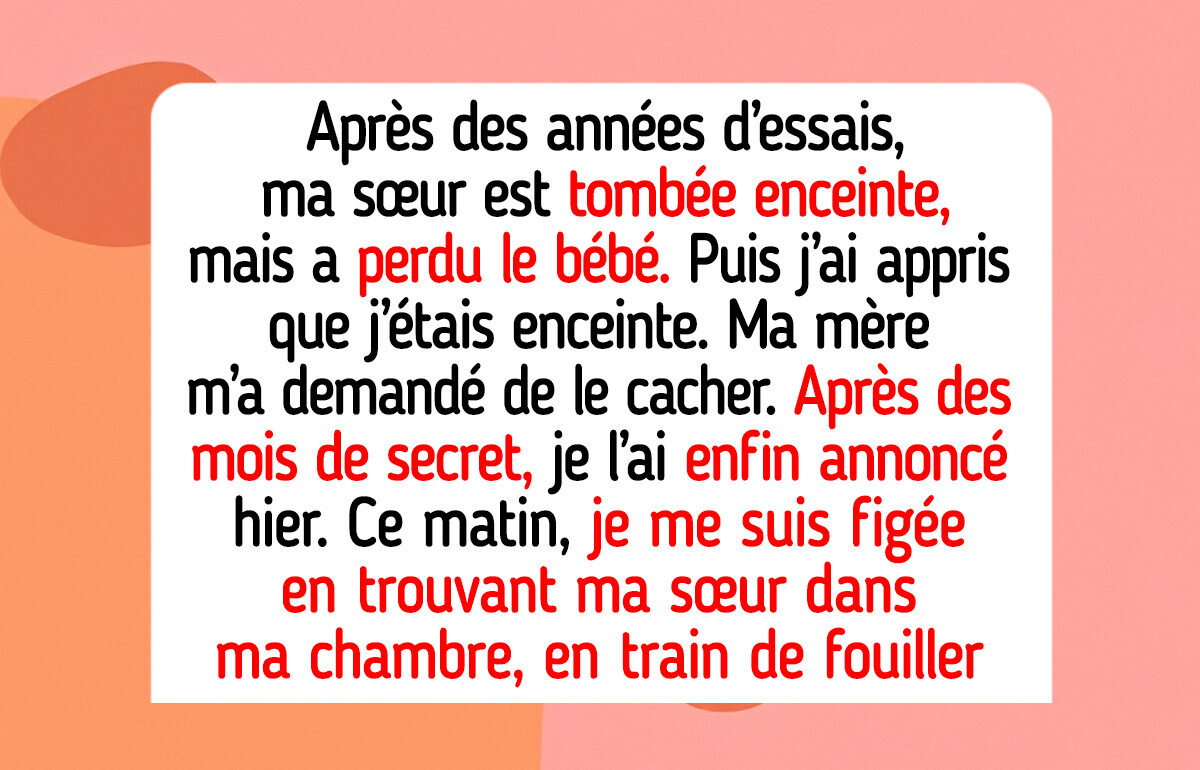 J’ai refusé de cacher ma grossesse juste parce que ma sœur a perdu son bébé