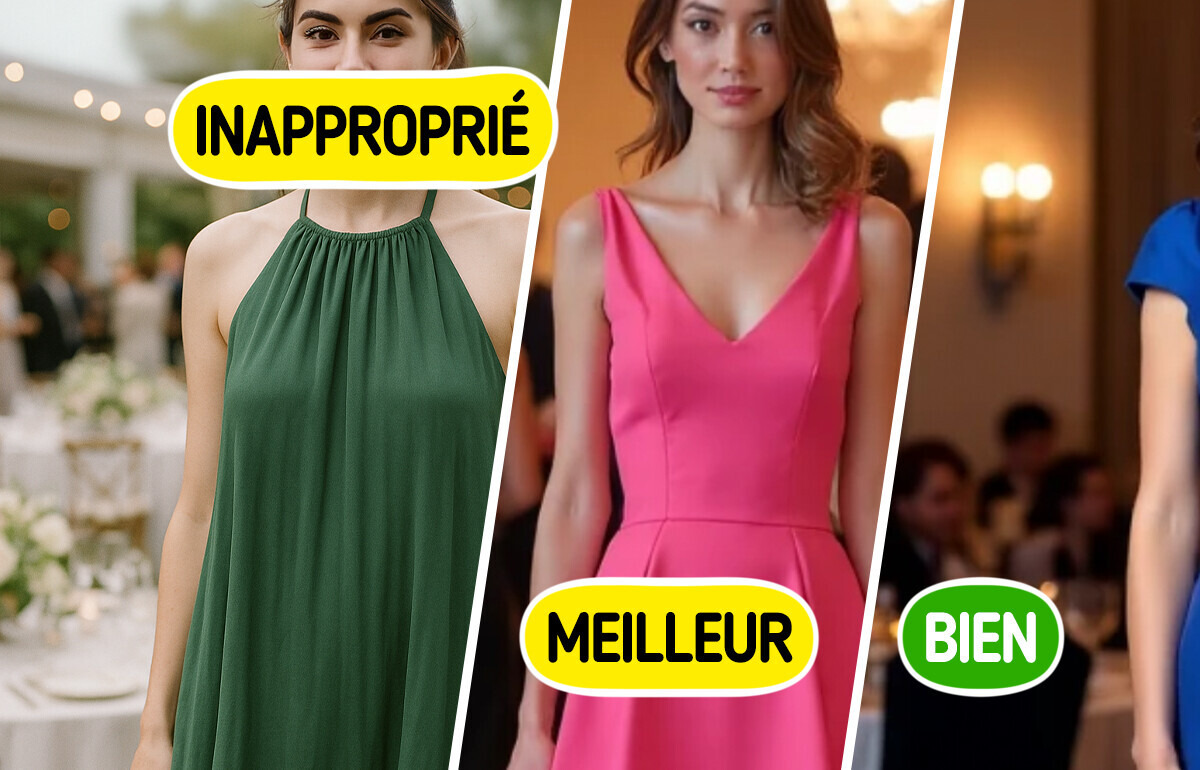 12 Faux pas vestimentaires que les invités de mariage commettent sans le savoir