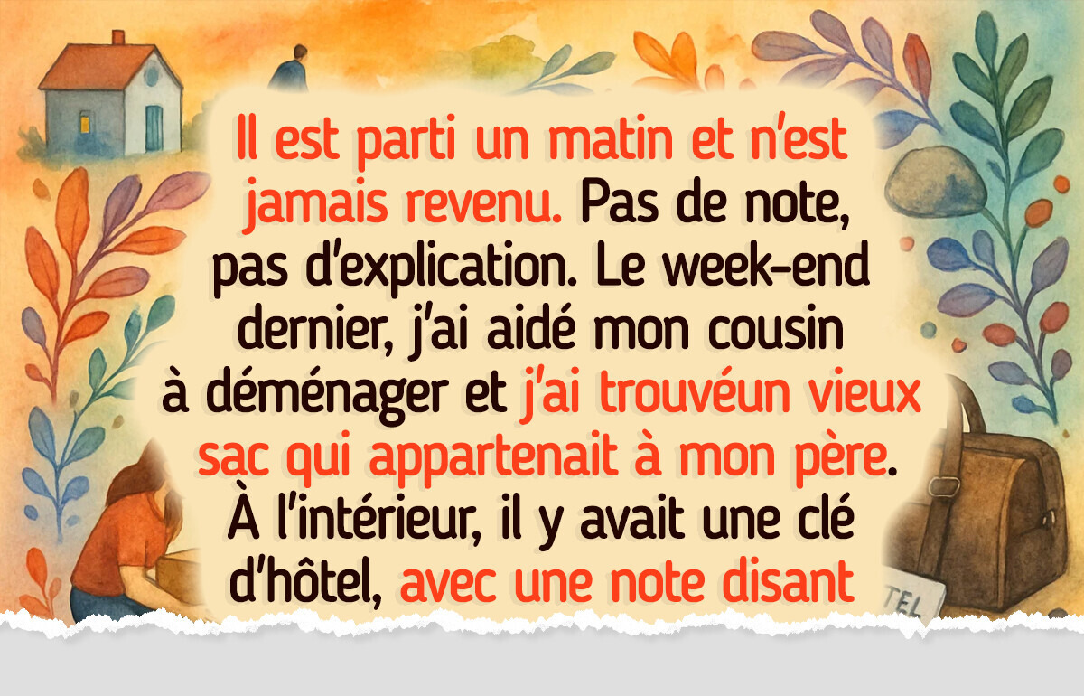 Mon père a disparu quand j’avais 10 ans — puis j’ai trouvé un indice 15 ans plus tard