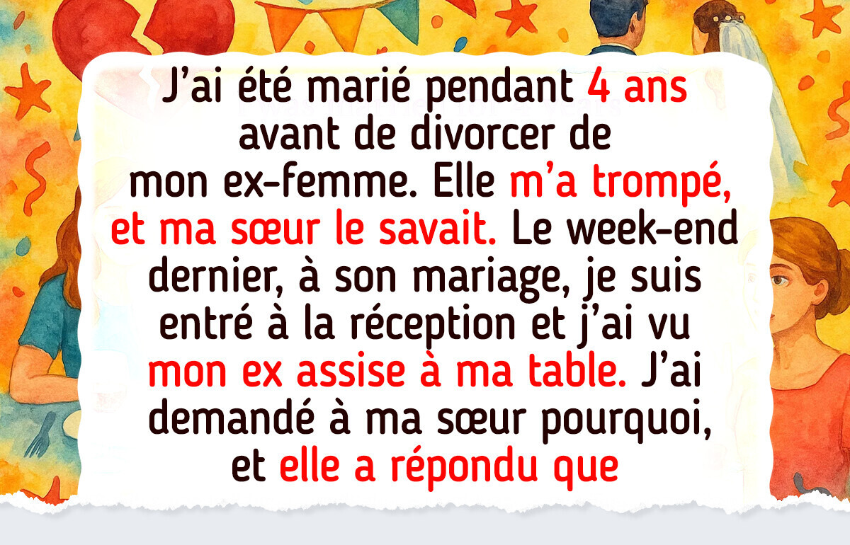 J’ai quitté le mariage de ma sœur, et maintenant tout le monde m’en veut
