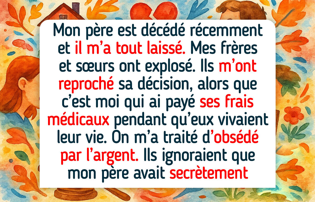 Je refuse de partager mon héritage, mes frères et sœurs ont enfin eu ce qu’ils méritaient