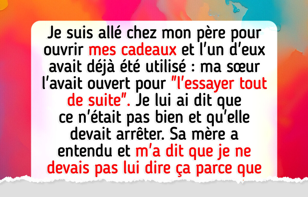 J’ai fixé des limites à ma sœur de 13 ans, et maintenant toute ma famille me traite d’égoïste J’ai fixé des limites à ma sœur de 13 ans, et maintenant toute ma famille me traite d’égoïste