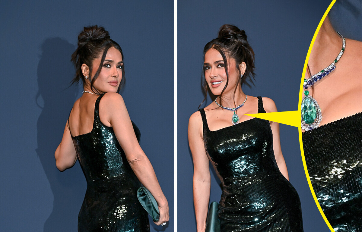 À 58 ans, Salma Hayek fascine en robe sculpturale mais un détail interpelle À 58 ans, Salma Hayek fascine en robe sculpturale mais un détail interpelle