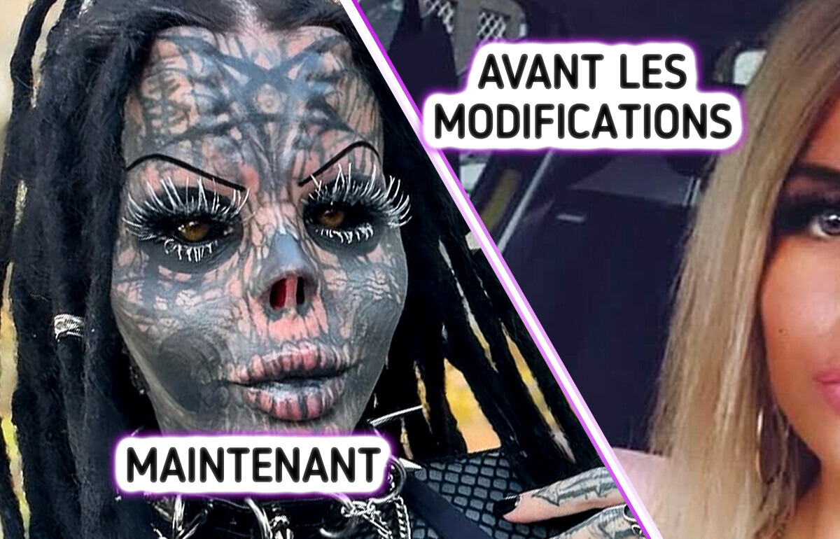 En 4 ans seulement, cette femme a recouvert son corps de tatouages de la tête aux pieds En 4 ans seulement, cette femme a recouvert son corps de tatouages de la tête aux pieds