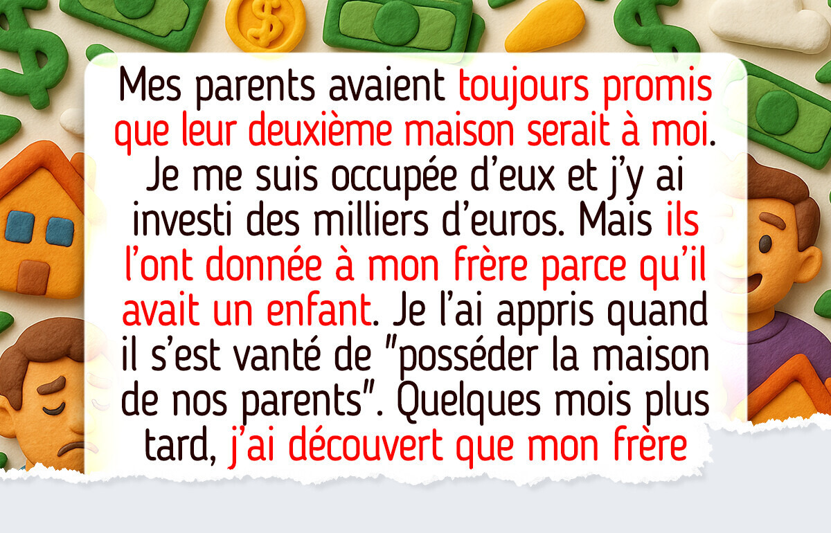 Mes parents ont offert à mon frère la maison qu’ils m’avaient promise, et ils ont fini par en payer le prix Mes parents ont offert à mon frère la maison qu’ils m’avaient promise, et ils ont fini par en payer le prix