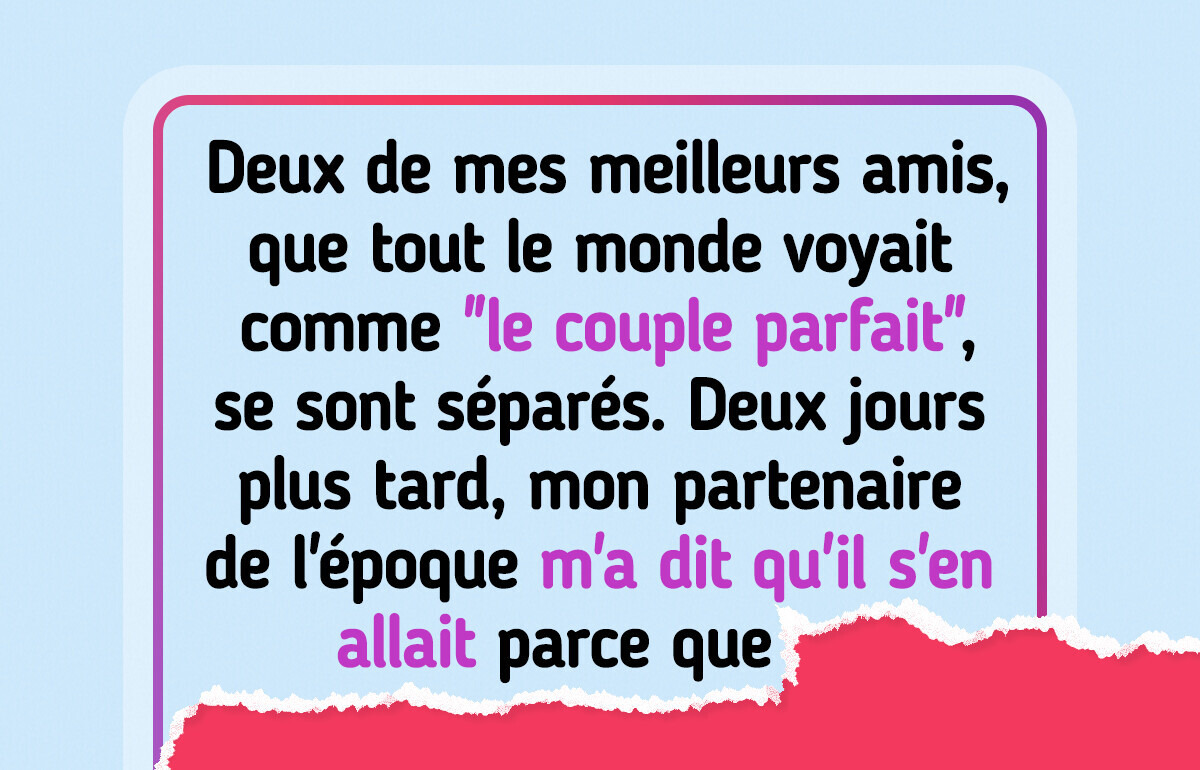 20 Histoires de ruptures si étranges qu’elles peuvent être difficiles à croire