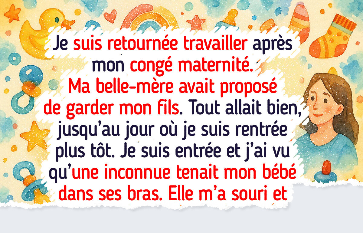 J’avais confié mon bébé à ma belle-mère, mais son loisir l’a mis en danger J’avais confié mon bébé à ma belle-mère, mais son loisir l’a mis en danger