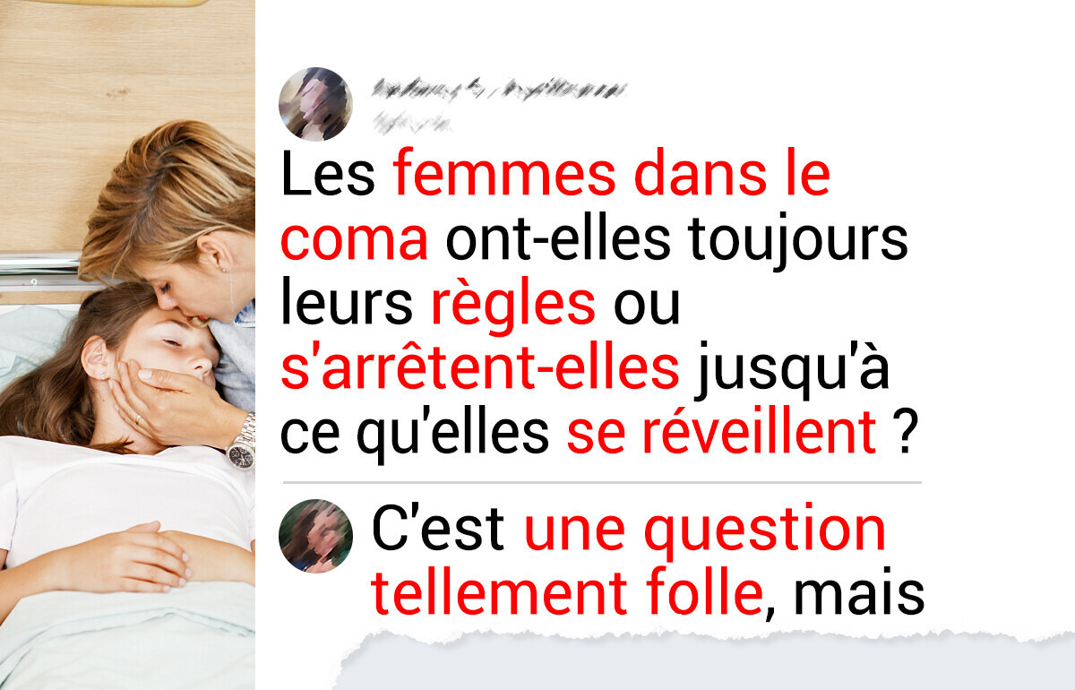 Internet s’affole pour savoir si les femmes ont leurs règles lorsqu’elles sont dans le coma, les experts livrent enfin une réponse