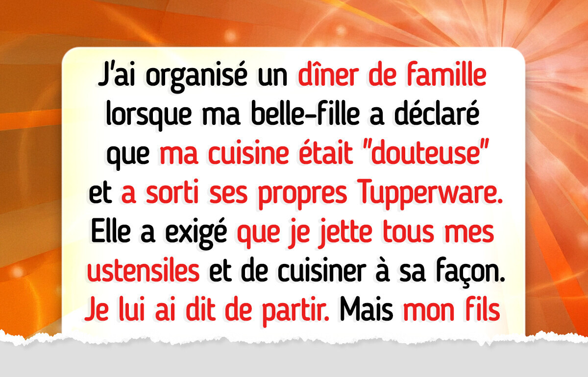 Je refuse de me taire alors que ma belle-fille exige que je cuisine sans gluten — dans ma propre maison