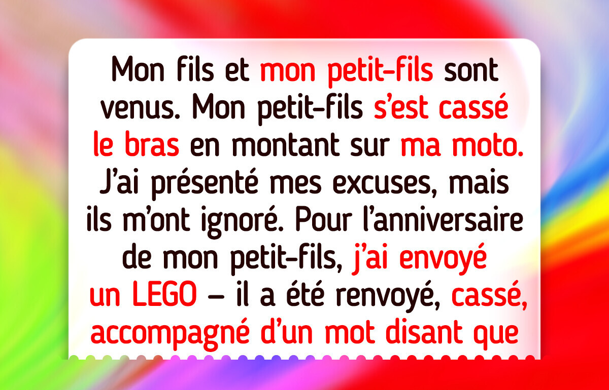 J’ai exclu mon fils de mon testament — je n'accepterai pas une humiliation injustifiée