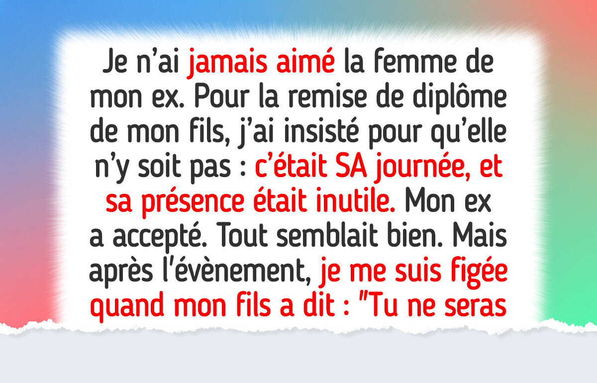 J’ai refusé que la femme de mon ex assiste à un évènement spécial de notre fils — et j’ai fini humiliée
