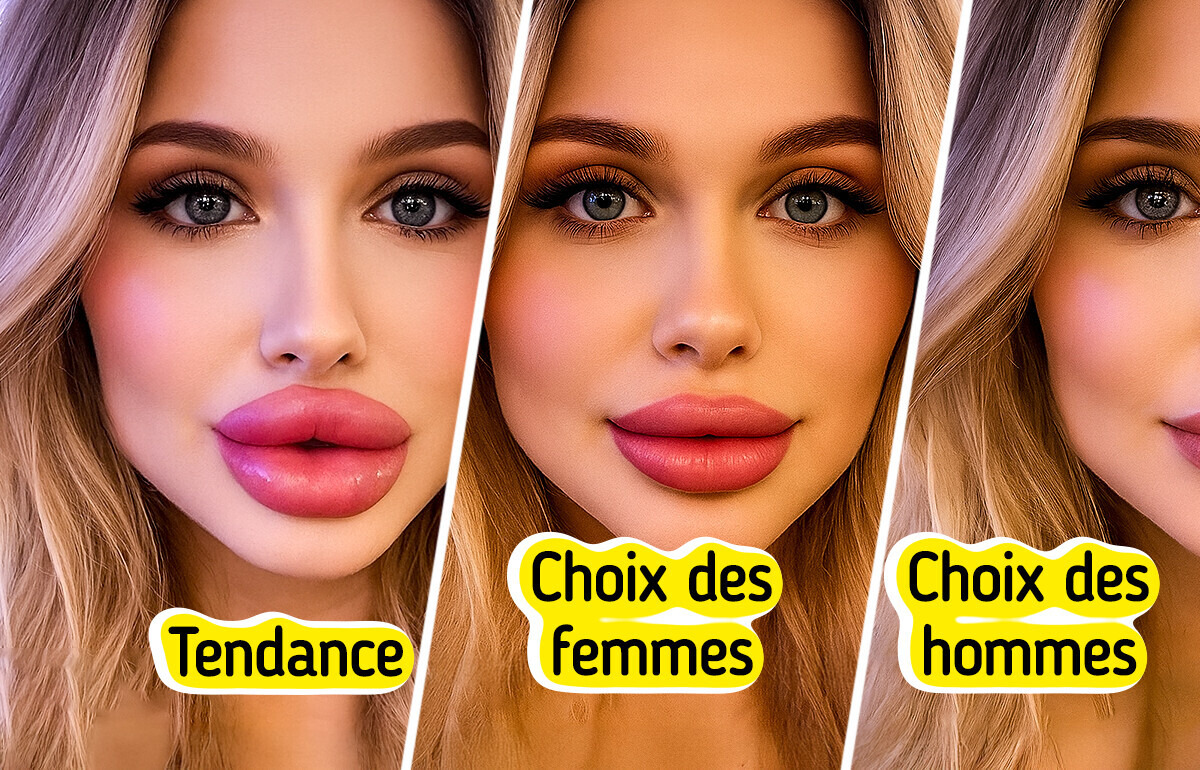 Les hommes et les femmes n’ont pas la même définition de lèvres parfaites, d’après la science