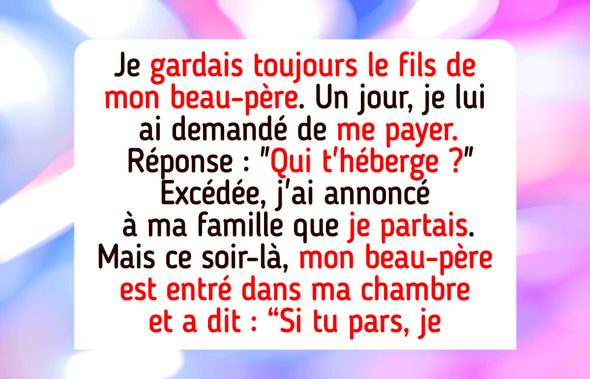 Je refuse de revoir mon beau-père après qu’il a essayé d’annuler les économies de ma mère