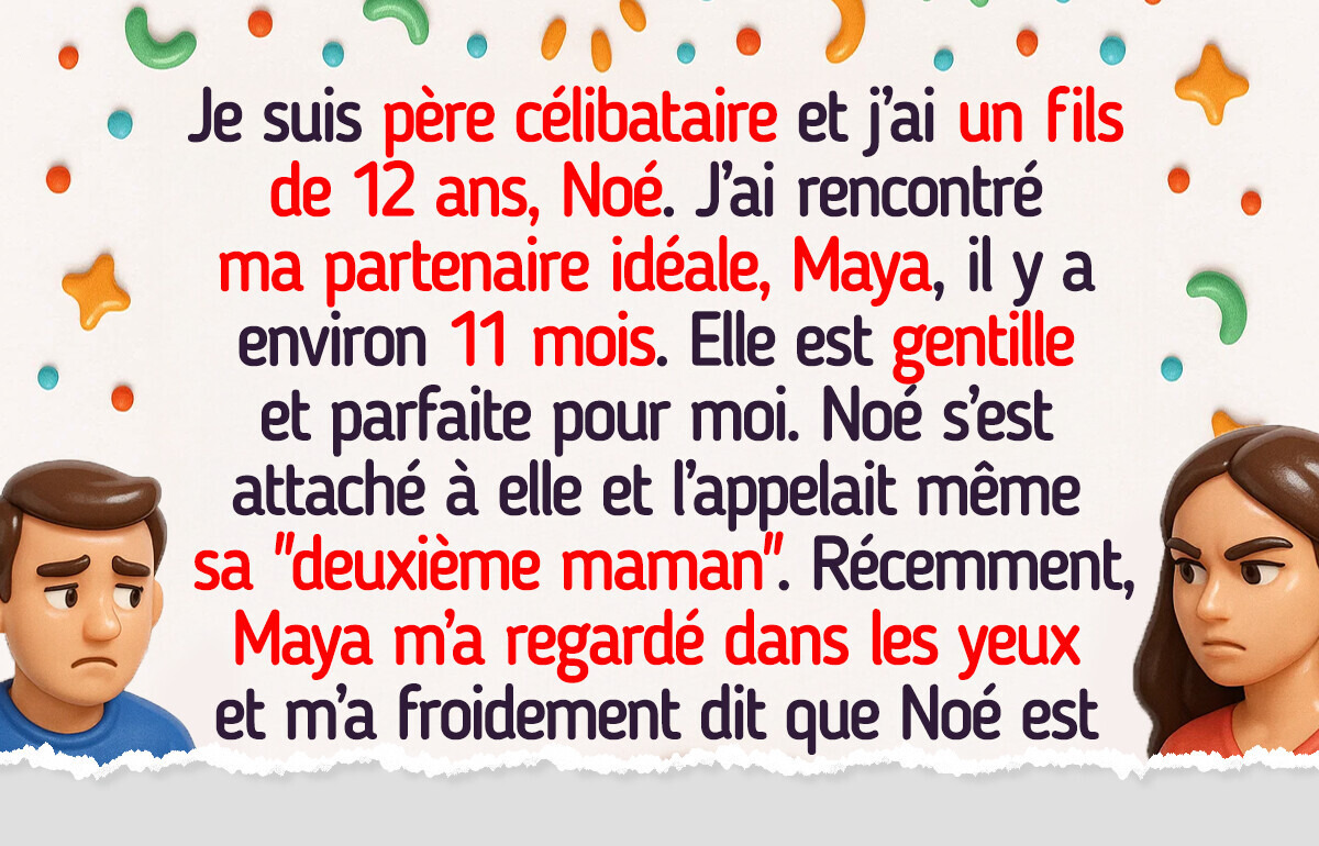La femme de mes rêves m’a imposé un cruel ultimatum à propos de mon fils de 12 ans, ce fut un choc