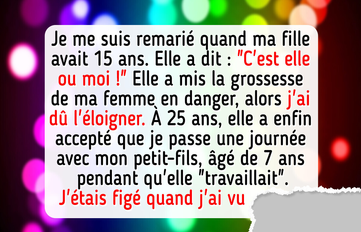 J'ai dû choisir entre ma nouvelle femme enceinte et ma fille