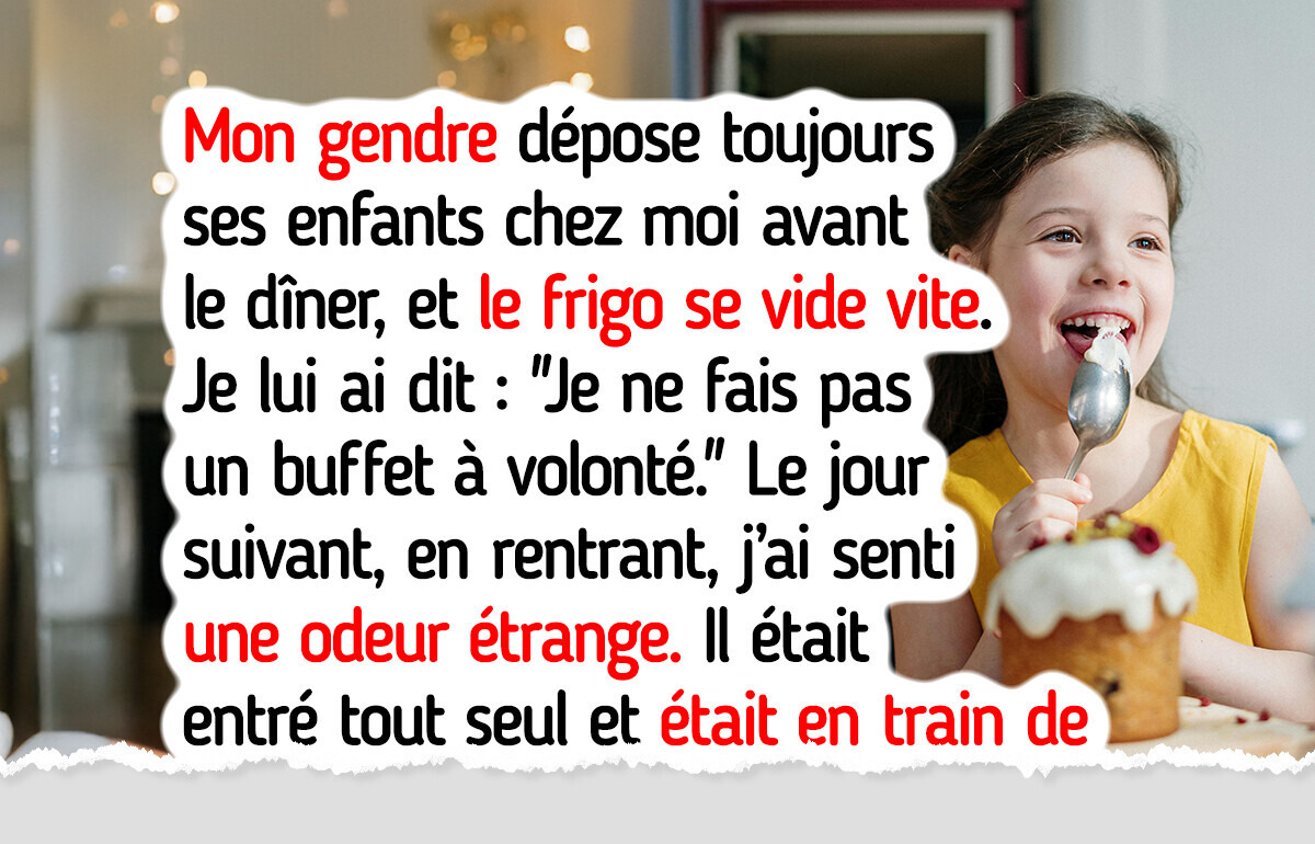 J’ai dit non à couvrir tous les repas des enfants de mon gendre et il l’a pris beaucoup trop personnellement J’ai dit non à couvrir tous les repas des enfants de mon gendre et il l’a pris beaucoup trop personnellement