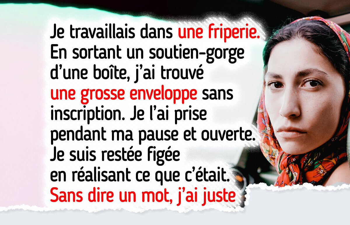 J’ai découvert quelque chose dans une boîte de soutiens-gorge et ça me hante toujours