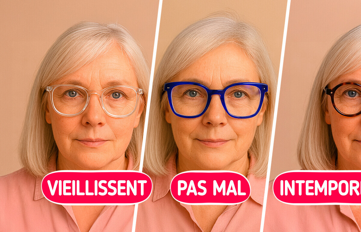 7 Lunettes qui te font paraître instantanément plus jeune, sans opération chirurgicale