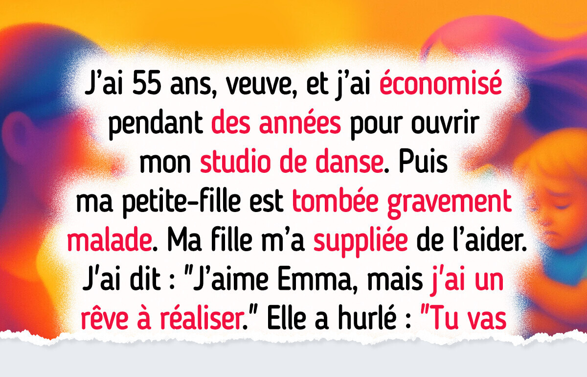Je refuse d’abandonner mon rêve pour ma petite-fille, elle a déjà ses parents Je refuse d’abandonner mon rêve pour ma petite-fille, elle a déjà ses parents
