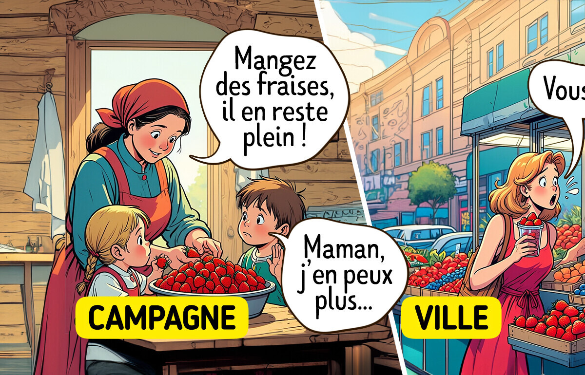 18 BD qui prouvent qu’entre ville et campagne, tout est différent, surtout l’été