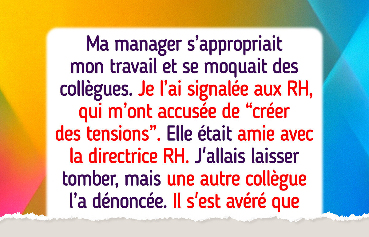 J’ai dénoncé ma manager toxique et découvert que le vrai problème, c’était les RH J’ai dénoncé ma manager toxique et découvert que le vrai problème, c’était les RH