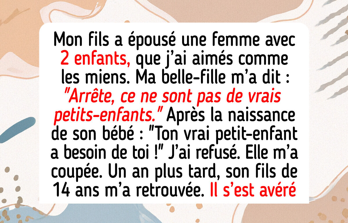 J’ai refusé de choisir lesquels de mes petits-enfants aimer J’ai refusé de choisir lesquels de mes petits-enfants aimer