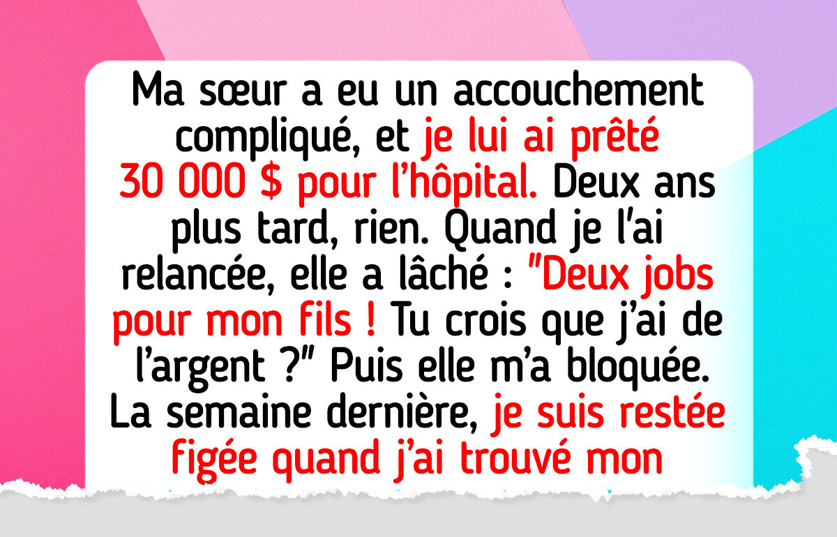 Je refuse de continuer à payer pour la vie luxueuse de ma sœur, je ne suis pas son distributeur automatique gratuit Je refuse de continuer à payer pour la vie luxueuse de ma sœur, je ne suis pas son distributeur automatique gratuit