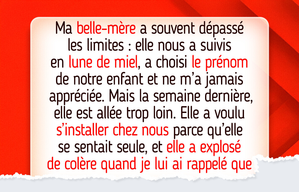 Ma belle-mère voulait régner sur ma maison, mais elle n’avait pas prévu ma revanche Ma belle-mère voulait régner sur ma maison, mais elle n’avait pas prévu ma revanche