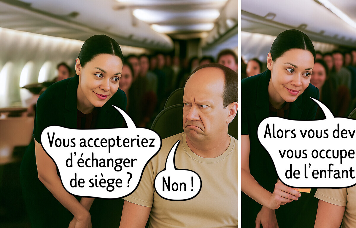 Une hôtesse de l’air partage comment elle affronte les passagers qui ne veulent pas céder leur place