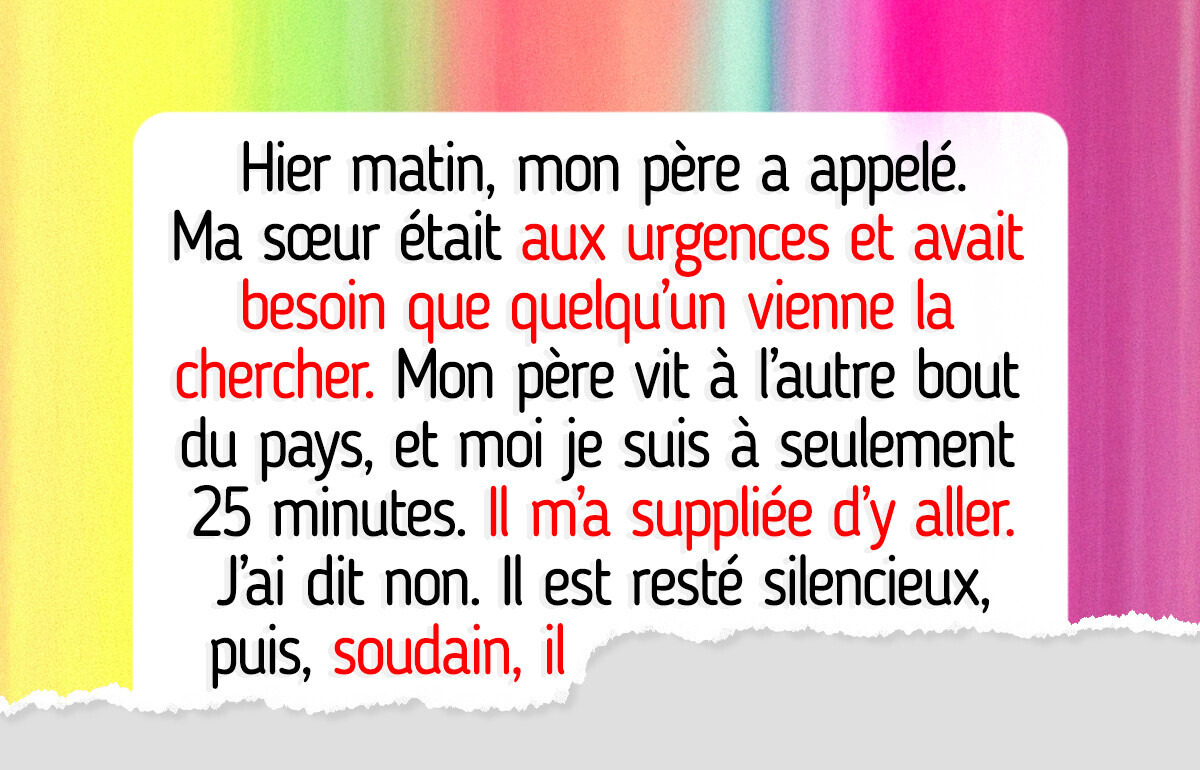 J’ai refusé d’aider ma sœur quand elle est tombée malade, et je ne culpabilise pas