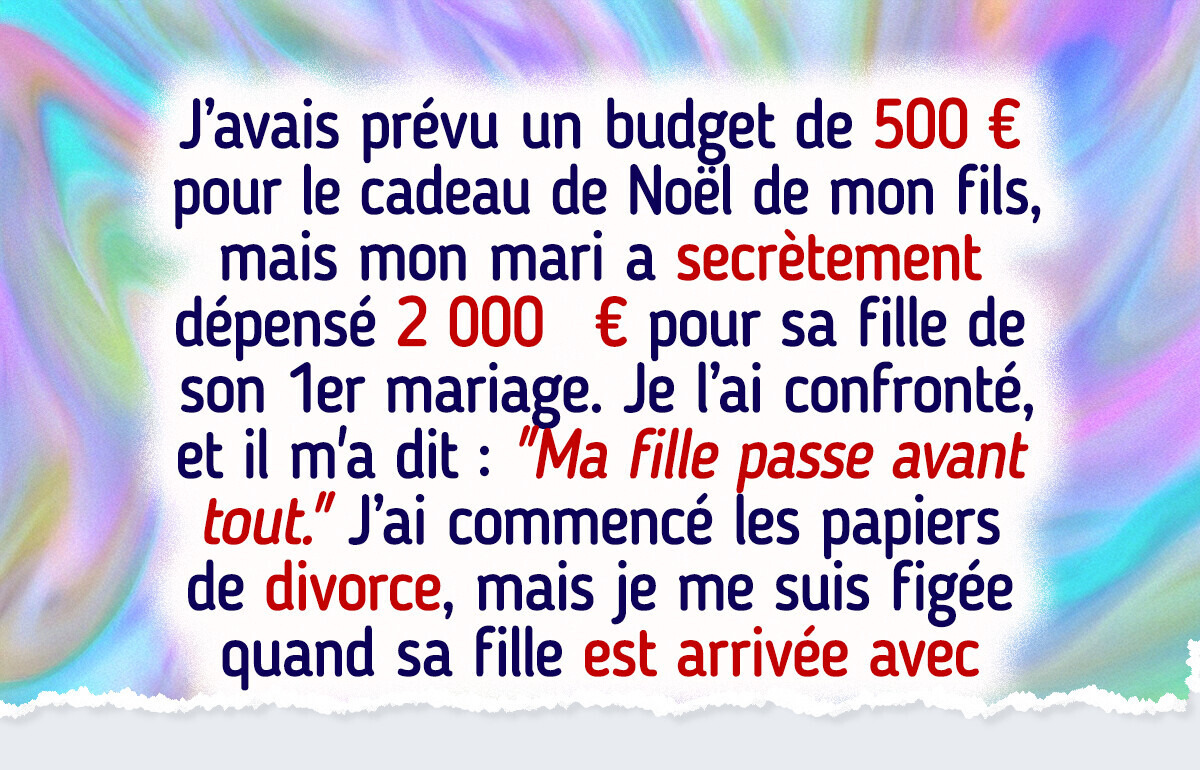 J’ai refusé de rester après que mon mari ait secrètement gâté sa fille ; puis j’ai entendu la vérité