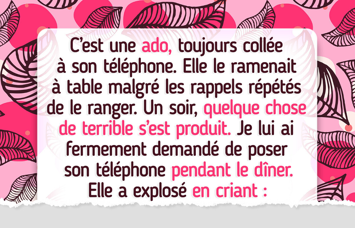 J’ai interdit à ma belle-fille de vivre avec nous tant qu’elle n’obéit pas à mes règles