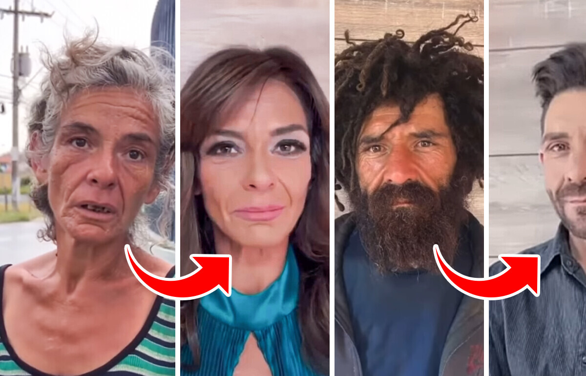10 Fois où un homme généreux a transformé la vie de personnes sans domicile avec un relooking