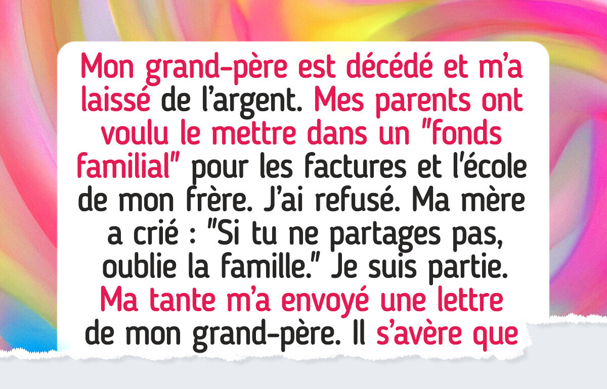 J’ai coupé les ponts avec mes parents après qu’ils ont tenté de contrôler mon héritage, et j’ai fini par découvrir la vérité