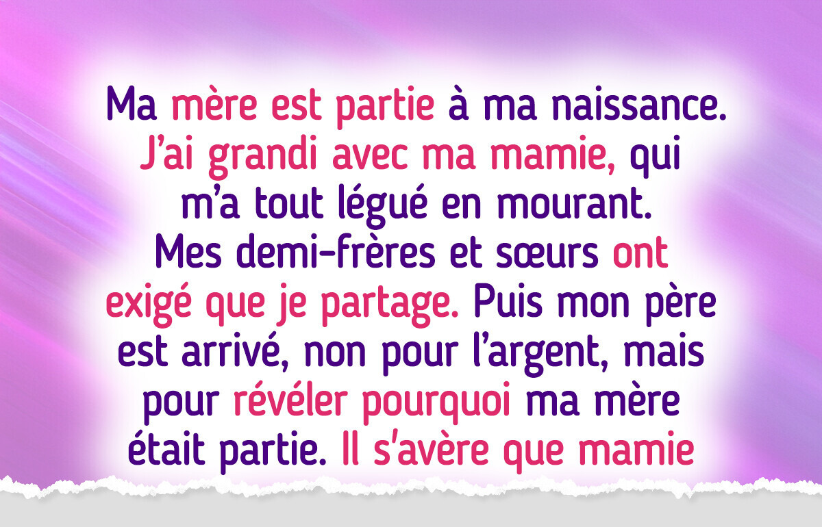 Ma grand-mère m’a tout laissé à sa mort, mais ma famille est prête à tout pour me le prendre