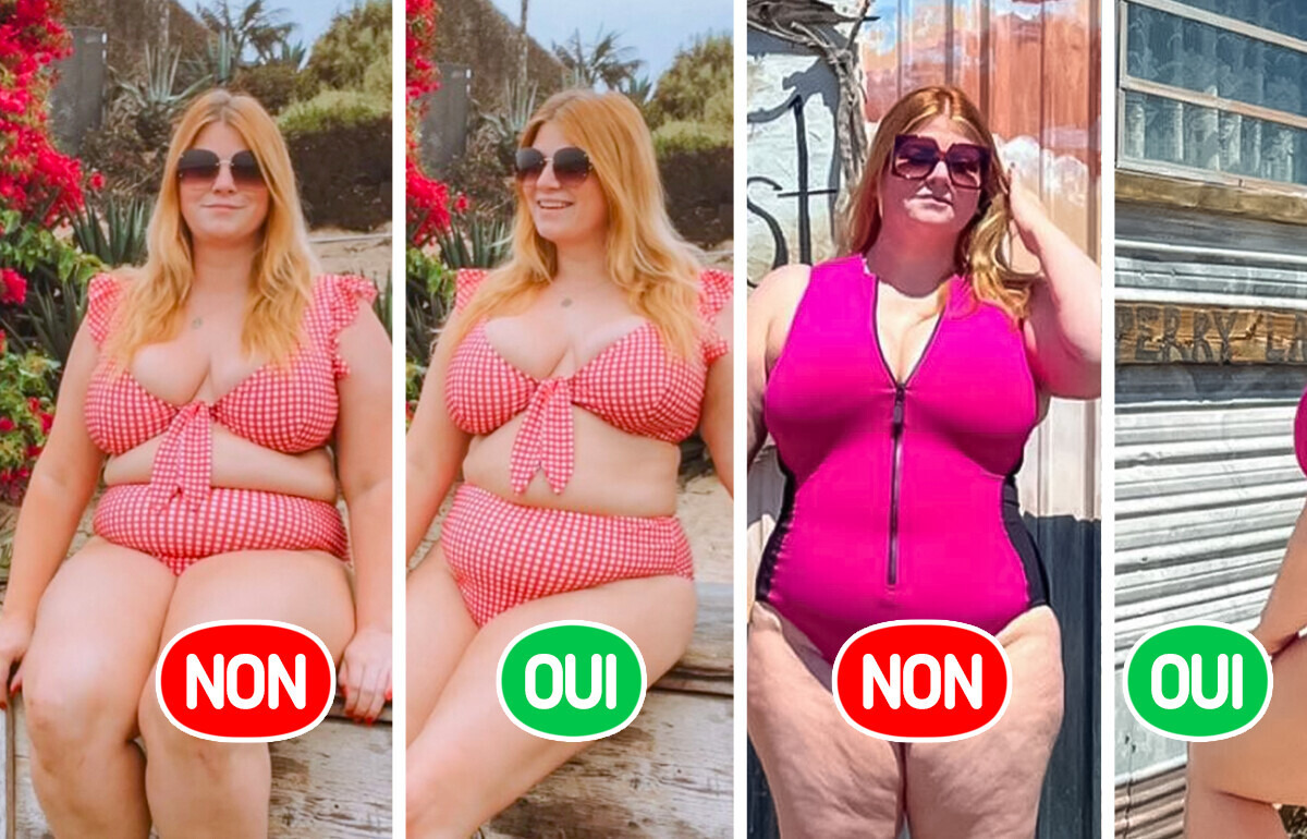 Une femme partage ses secrets pour bien poser et camoufler les petits défauts