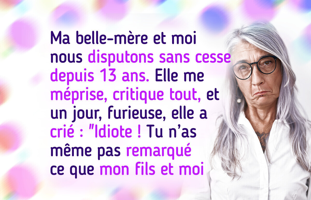 Comment une simple dispute avec ma belle-mère a révélé un sombre secret de famille