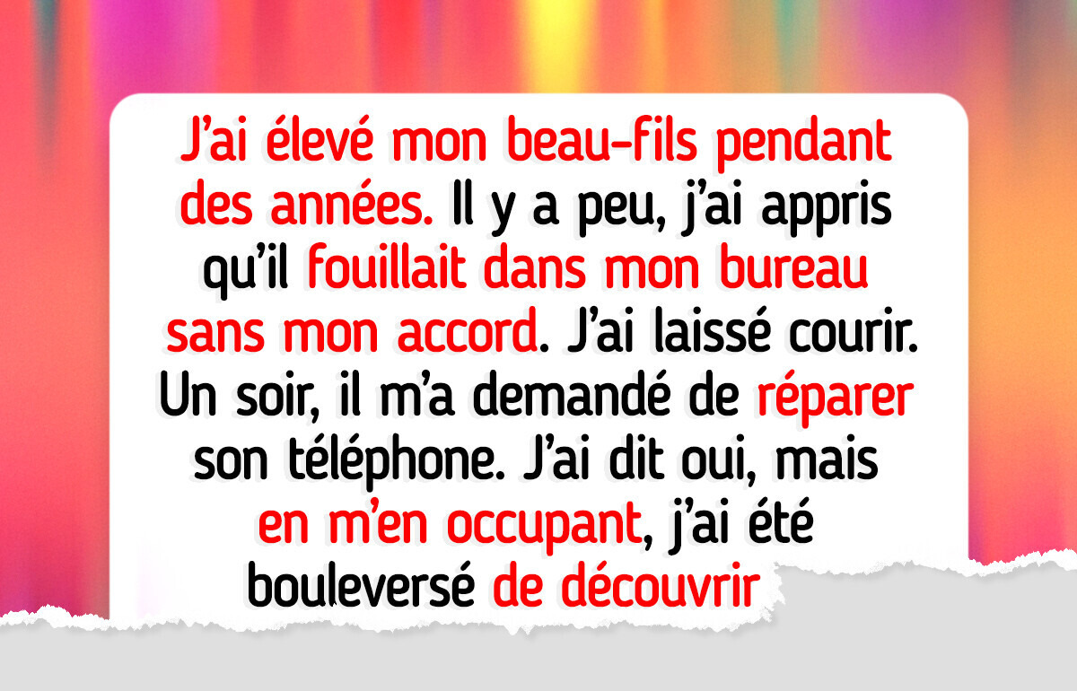 Mon beau-fils a dit que je n’étais pas son vrai père, alors je lui ai donné une leçon mémorable