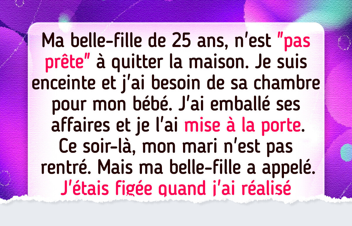 Je veux que ma belle-fille de 25 ans, parte - Ma maison n'est pas un "centre de bienfaisance" Je veux que ma belle-fille de 25 ans, parte - Ma maison n'est pas un "centre de bienfaisance"