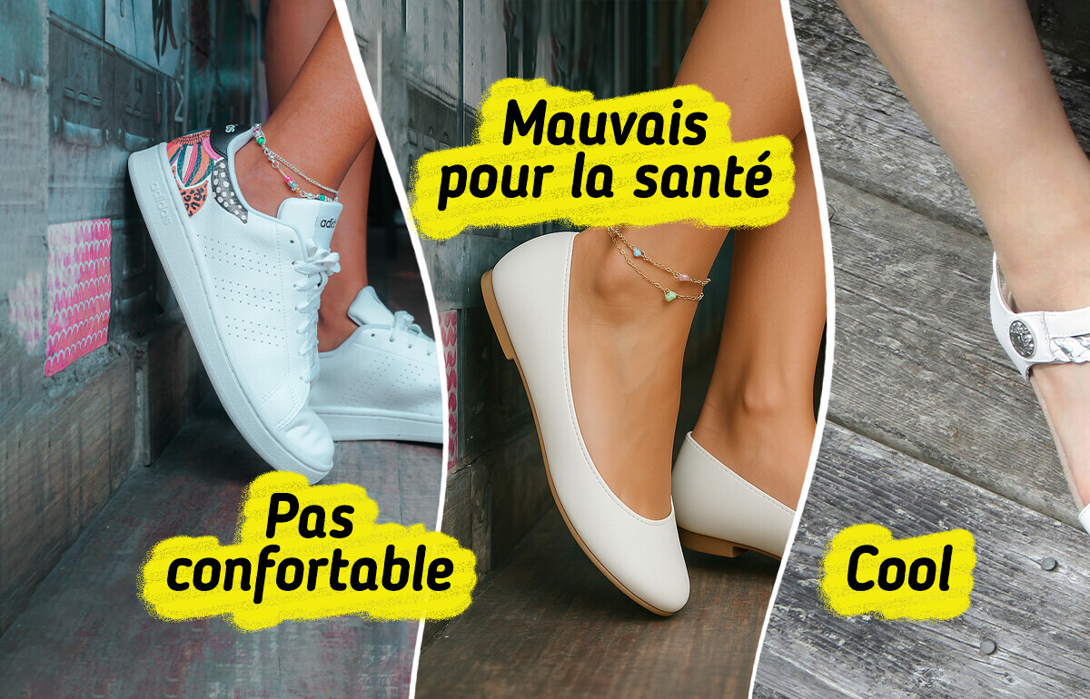 10 Types de chaussures qui ont l’air confortables, mais qui cachent de nombreux problèmes 10 Types de chaussures qui ont l’air confortables, mais qui cachent de nombreux problèmes