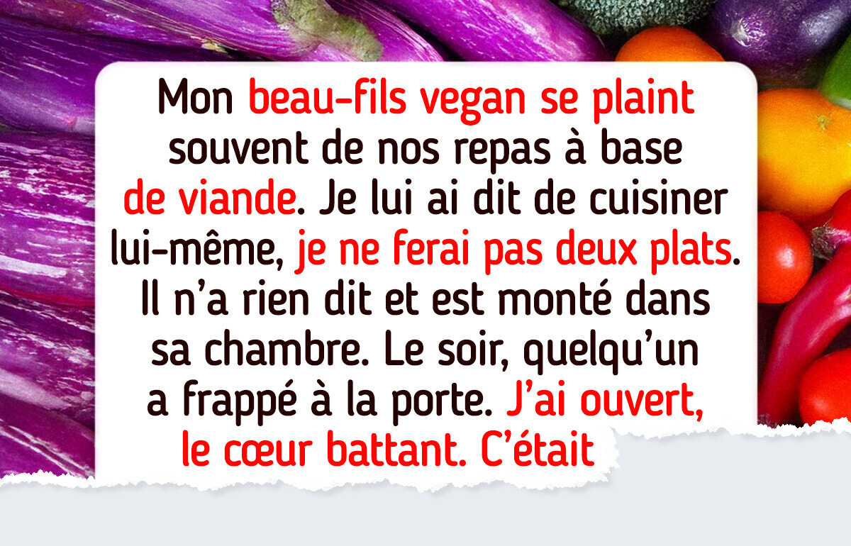 J’ai refusé de laisser mon beau-fils dicter nos repas : ma maison, mes règles !