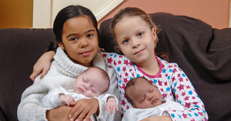 Une maman donne naissance à des jumeaux biraciaux avant de recevoir une nouvelle surprise sept ans plus tard