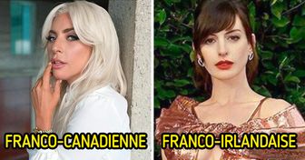 24 Célébrités dont les origines sont un mélange de nations différentes, dont la France